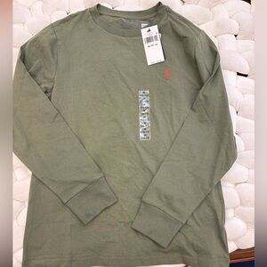 Polo by Ralph Lauren Kids Olive Long Sleeve Tee